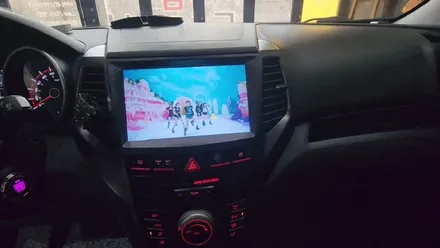 인천 카나로Q 올인원 안드로이드 내비매립 쌍용 티볼리 설치작업