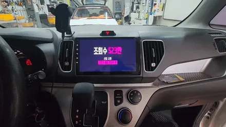 레이 내비매립 인천 카나로Q 안드로이드 올인원 + 후방카메라 장착