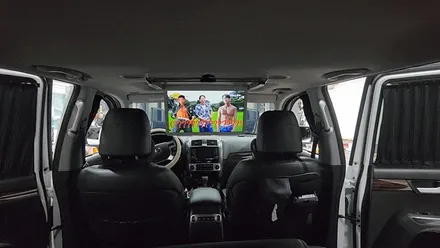 더뉴모하비 비클시네마 VC-173ST 천정모니터 장착했어요.