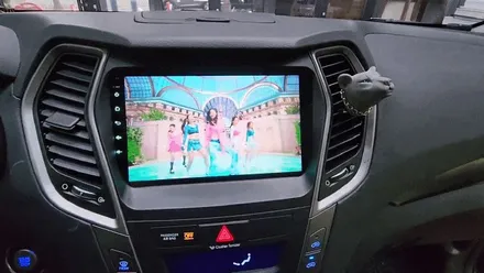 인천 싼타페 더프라임 카나로 X플러스 안드로이드 올인원 내비게이션 설치작업