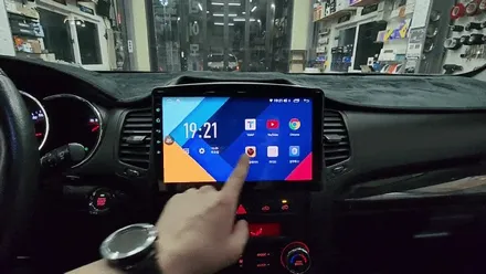인천 카나로 X-Plus 360 안드로이드 올인원 네비와 어라운드뷰 일체형 제품 쏘렌토R 차량에 장착