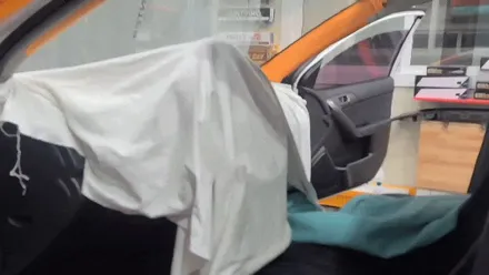 인천 세인트아모 아쿠아 썬팅필름 기아 포르테 차량 전면 앞유리 시공