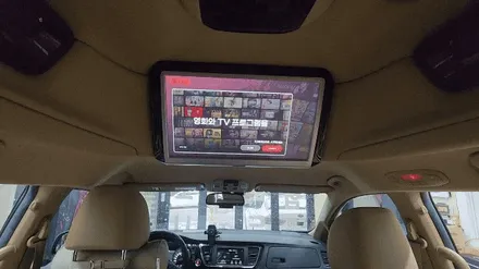 올뉴카니발 하이리무진 호매틱스 박스 R 안드로이드TV 셋탑박스 장착