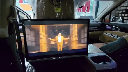 인천 카니발KA4 안드로이드 리어모니터 후석모니터 고객님제품 의뢰장착