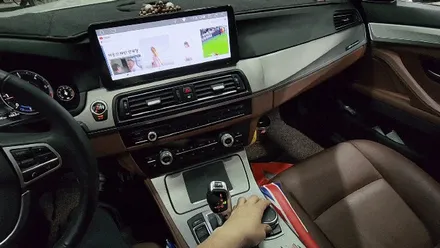 BMW 530d (F10) 안드로이드 12인치 올인원으로 교체했어요!! navifly