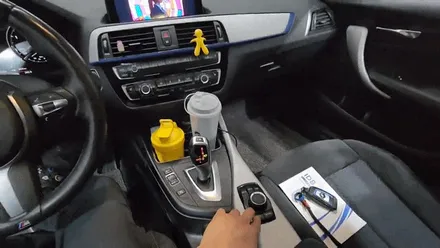 BMW 118D 8.8인치 안드로이드 올인원 내비매립 의뢰설치