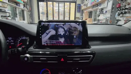 인천 네비매립 카나로Q 안드로이드 올인원 + 화질좋은 후방카메라 셀토스 설치장착