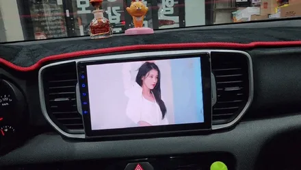 인천 카나로 올인원 X-PLUS 설치작업 스포티지QL 내비매립 장착