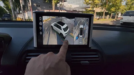 캐스퍼 순정네비연동 360서라운드뷰 원테이크 NV8000 장착했어요.