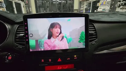 인천 카나로 X-Plus 360 안드로이드 올인원 네비와 어라운드뷰 일체형 제품 쏘렌토R 차량에 장착