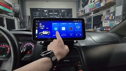 인천 카나로 XPLUS 12인치 안드로이드 올인원 내비 3D 어라운드뷰 전용 360 코란도스포츠 장착