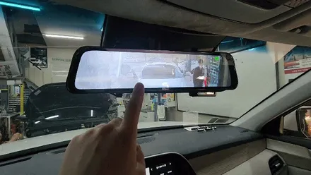 비클시네마 VC173ST 천정모니터 + 순정네비 화면연동 with 파인뷰 LX5 룸미러 풀세팅!! / 팰리세이드