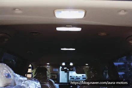 [노원 아우라] 더뉴카니발 3M썬팅, 만도 블랙박스Z3, 만도블로워, 교토 일체형 루프박스
