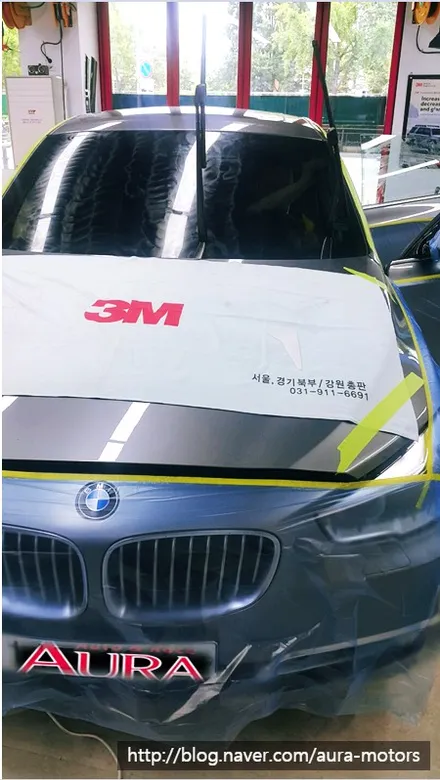 BMW 5GT모델-3M썬팅(전면 CM30, 측후면 CP15)