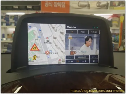 [노원 17주년 아우라]  현대 그랜드스타렉스 - 어라운드뷰, 만도 내비게이션 MF700 매립, 만도 전후방 FHD ZX2000 plus 64G