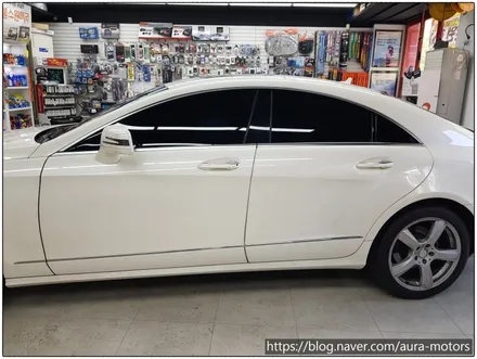 [노원 아우라]  벤츠 CLS - 3M CM30, CM05, 만도 블랙박스 S70, 럭셔리카매트, 불스원 프리미엄 5중필터