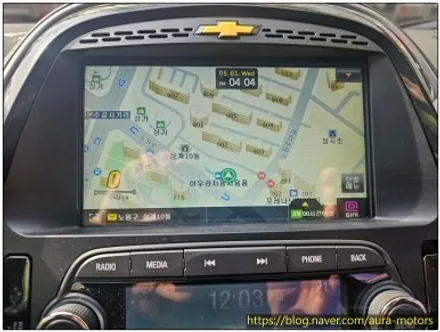 ★노원 19주년 아우라★ 쉐보레 더 뉴 스파크 - 만도 내비게이션 MP5000HD 매립, 국산후방카메라