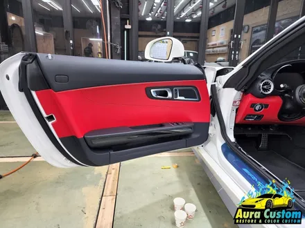 벤츠AMG GTc 가죽시트복원 컬러커스텀으로 나만의커스텀마이징 아우라커스텀 에서 인테리어완성하다!! / 오산 수목원로