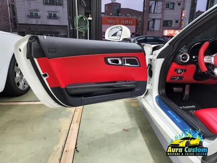벤츠AMG GTc 가죽시트복원 컬러커스텀으로 나만의커스텀마이징 아우라커스텀 에서 인테리어완성하다!! / 오산 수목원로