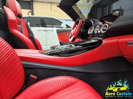 벤츠AMG GTc 가죽시트복원 컬러커스텀으로 나만의커스텀마이징 아우라커스텀 에서 인테리어완성하다!! / 오산 수목원로