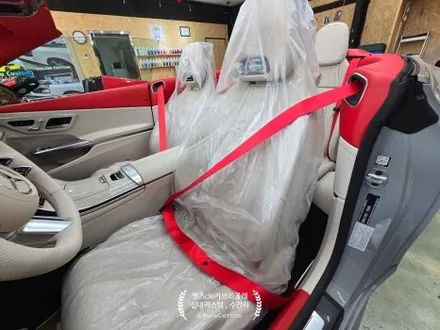 벤츠CLE카브리올레 신차도 믿고 맡길수 있는 공정 및 작업퀄리티 아우라커스텀 의 벤츠 실내커스텀 젠우드수전사 , 안전벨트교체 / 오산시 누읍동