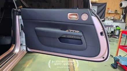 롤스로이스레이스 실내커스텀 컬러매칭 마감 디자인까지.. 이게 진짜 \