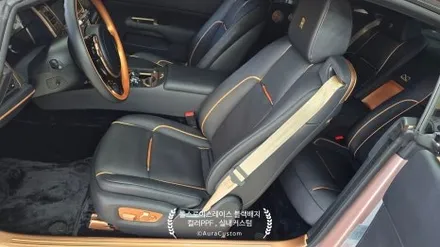 롤스로이스레이스 실내커스텀 컬러매칭 마감 디자인까지.. 이게 진짜 \