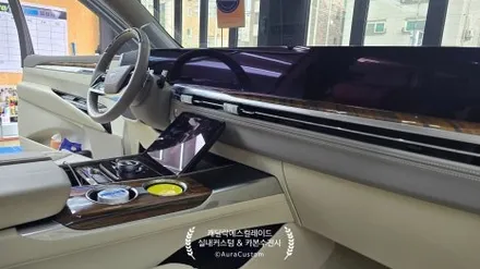 캐딜락에스컬레이드 은하수 포지드카본 블랙실내커스텀 의전시트 시공 아우라커스텀 / 오산시 누읍동