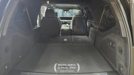캐딜락 에스컬레이드 롱바디 투톤인테리어 실내커스텀 포지드수전사 안전벨트컬러교체 은하수설치 차별화된시스템 아우라커스텀 / 오산시 누읍동