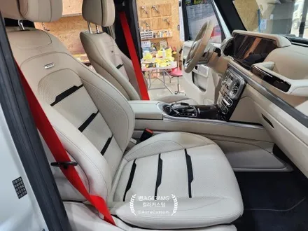 벤츠G63AMG 있는그대로의 변화 안전벨트교체 가죽복원 컬러커스텀 한번의 선택이 매우 중요합니다. 최고의 시스템 아우라커스텀 / 오산 수목원로