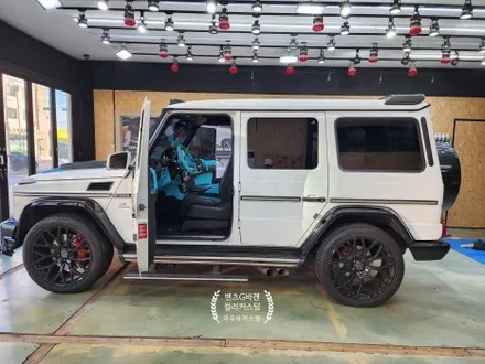 벤츠G바겐 G63AMG 실내커스텀 자동차실내도색 믿고맡길수 있는 퀄리티 아우라커스텀 / 오산 수목원로