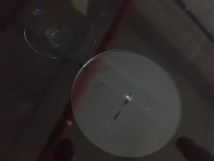 광주 / 나주 혁신도시 폭스바겐 골프 앞 유리 돌빵만 3군데....오토로그 유리복원 출장 시공 / 광주,전주,익산