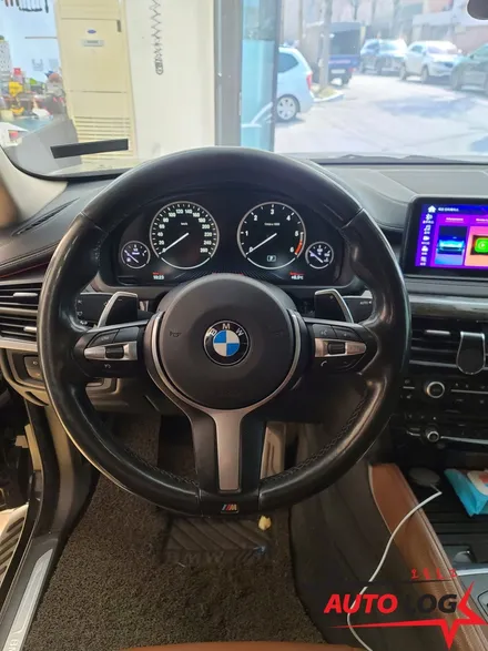 BMW X6 M 핸들 컬러커스텀 복원 교체시공~!!! / 광주,전주,익산