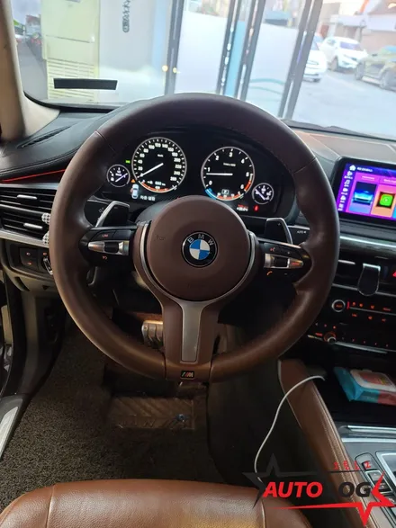 BMW X6 M 핸들 컬러커스텀 복원 교체시공~!!! / 광주,전주,익산