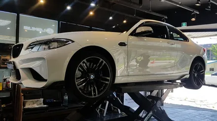 BMW M2 하부 세차 하부 비닐 제거 하부 클리닝 제대로 된 하부 세차 / 고양시 삼송동