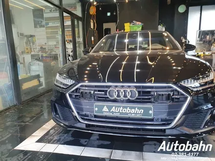 신차 패키지 AUDI 신형 A7 레인보우 V90 시공 QXD5000블랙박스 에코파워팩 PPF생활보호패지키 유리막 코팅 시공은 아우토반과 함께 하세요 / 고양시 삼송동