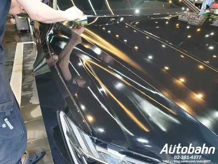 신차 패키지 AUDI 신형 A7 레인보우 V90 시공 QXD5000블랙박스 에코파워팩 PPF생활보호패지키 유리막 코팅 시공은 아우토반과 함께 하세요 / 고양시 삼송동