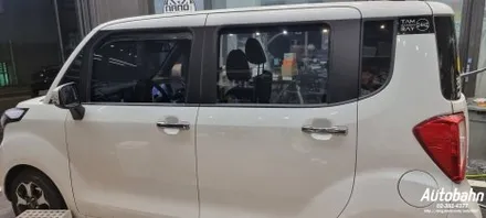 솔라가드 볼텍스ir 레이 전체썬팅 썬팅재시공 열차단썬팅 블랙색상의 최고급 열차단썬팅 시공 / 고양시 삼송동