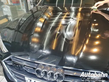 신차 패키지 AUDI 신형 A7 레인보우 V90 시공 QXD5000블랙박스 에코파워팩 PPF생활보호패지키 유리막 코팅 시공은 아우토반과 함께 하세요 / 고양시 삼송동