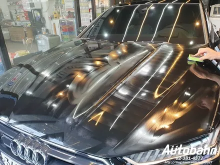 신차 패키지 AUDI 신형 A7 레인보우 V90 시공 QXD5000블랙박스 에코파워팩 PPF생활보호패지키 유리막 코팅 시공은 아우토반과 함께 하세요 / 고양시 삼송동