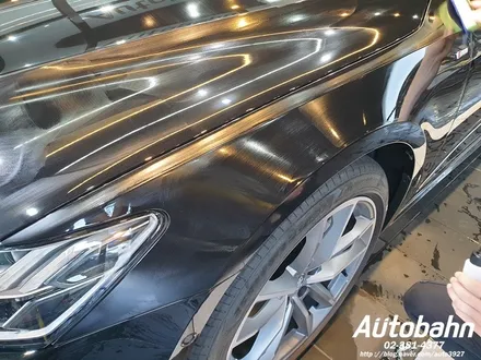 신차 패키지 AUDI 신형 A7 레인보우 V90 시공 QXD5000블랙박스 에코파워팩 PPF생활보호패지키 유리막 코팅 시공은 아우토반과 함께 하세요 / 고양시 삼송동