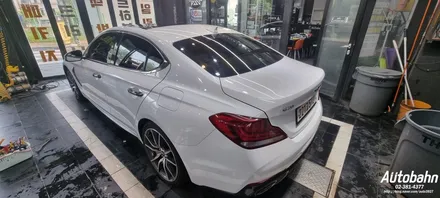 가성비 좋은 레이노S9 전체썬팅 제네시스G70 중고차썬팅 패키지 아이나비 Z9000 가성비 패키지 / 고양