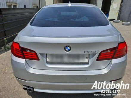 BMW 528i 자동차 사고 도장면 광택으로 안될 때. 판금,도장 수리는 1급 공업사 운영하는 아우토반에서 받으세요. / 고양시 삼송동
