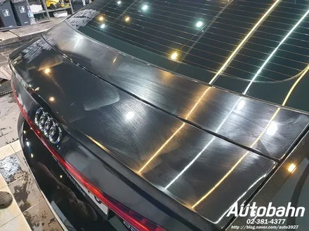 신차 패키지 AUDI 신형 A7 레인보우 V90 시공 QXD5000블랙박스 에코파워팩 PPF생활보호패지키 유리막 코팅 시공은 아우토반과 함께 하세요 / 고양시 삼송동