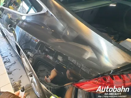 신차 패키지 AUDI 신형 A7 레인보우 V90 시공 QXD5000블랙박스 에코파워팩 PPF생활보호패지키 유리막 코팅 시공은 아우토반과 함께 하세요 / 고양시 삼송동