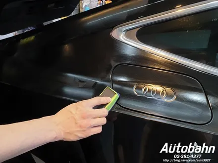 신차 패키지 AUDI 신형 A7 레인보우 V90 시공 QXD5000블랙박스 에코파워팩 PPF생활보호패지키 유리막 코팅 시공은 아우토반과 함께 하세요 / 고양시 삼송동
