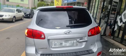 싼타페CM 어보브 하츠 전체썬팅 LX5 외부형 후방카메라 블랙박스설치 시공 / 고양