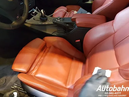 BMW E92 M3 레드 시트 코팅 DS 실드 대미지 실드 시공 가죽 코팅 / 고양시 삼송동