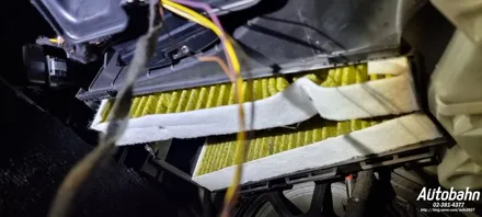 벤츠 S350 W222 에바크리닝 내시경 에바크리닝 자동차 에어컨청소  시공 자동차 에어컨에서 냄새가 날땐 아우토반에 문의주세요! / 고양