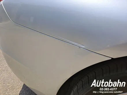 BMW 528i 자동차 사고 도장면 광택으로 안될 때. 판금,도장 수리는 1급 공업사 운영하는 아우토반에서 받으세요. / 고양시 삼송동